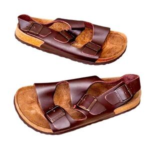 Wrn 1X BETULA by Birkenstock men’s leather sandals size 43 10
